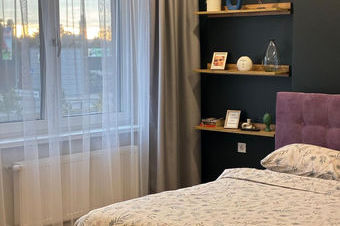 1-комнатная квартира студия на сутки в Пинске на втором этаже, Первомайская ул., 93 