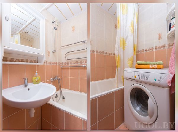 Санузел со стиральной машинкой